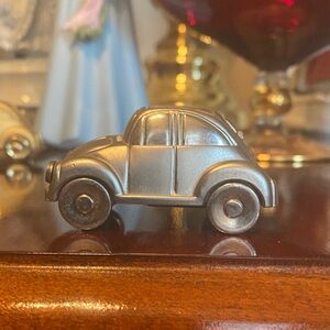 Vintage Silver and/or Gold Car Figurine